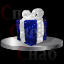 Светодиодная фигура "Синий подарок" 1.3х1х1