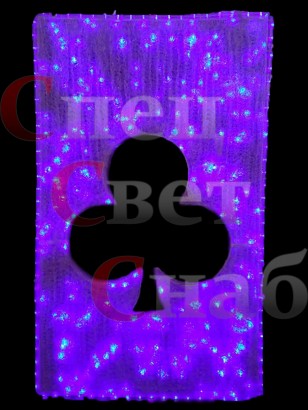 Декоративная конструкция Карта трефы