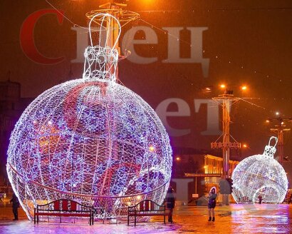 Светодиодная Арка новогодняя Елочный шар